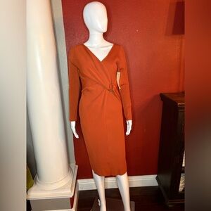 Jonathan Simkhai | Dresses | Jonathan Simkhai Liza Scoop Neck Midi Dress In  Chocolate Size Xs | Poshmark